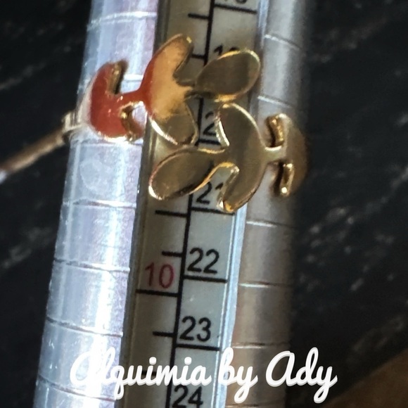 Gold and Silver Leaf Ring - Picture 2 of 2